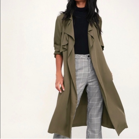 flowy duster coat